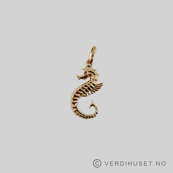 Hovedbilde Charm i 18 K gull - Sjøhest