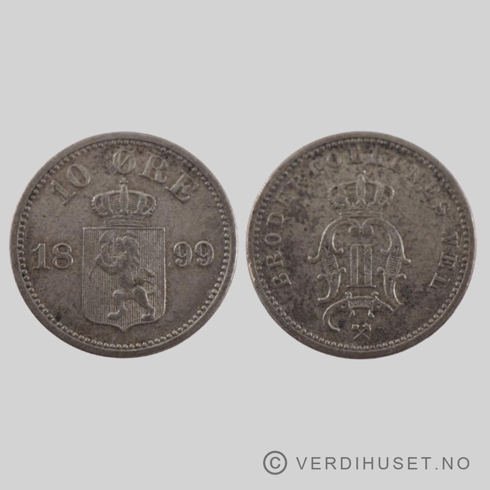10 øre 1899 Kv 01