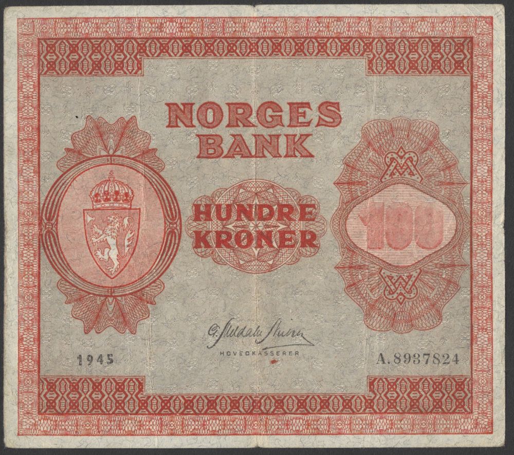 100 kr 1945 A Kv 1+(A.8937824)