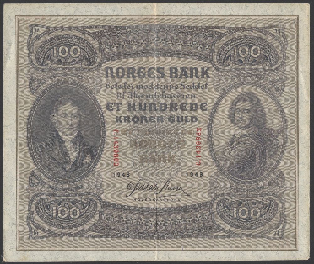 100 kr 1943 C kv 1+ (C.1439863) 