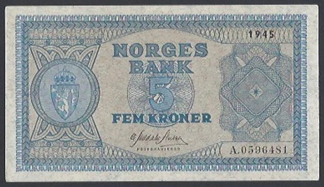 Hovedbilde 5 KR 1945A KV 0 (A.0596481)