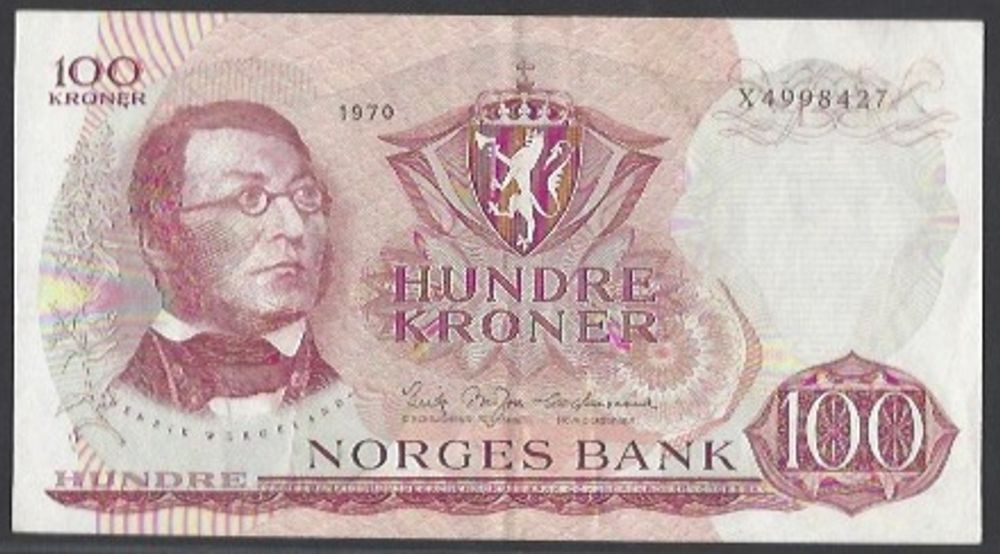 100 kr 1970 X Kv 1+ (X.4998427) - Erstatning