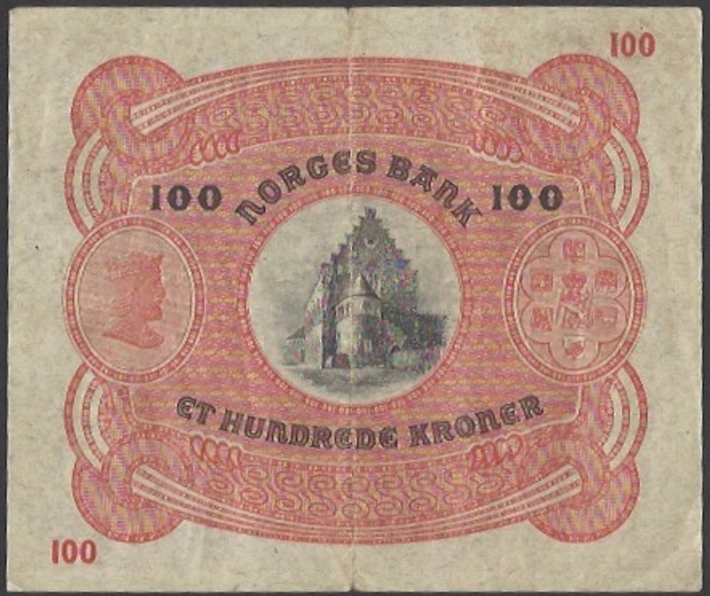 100 kr 1934 B kv VF (B.0104696)