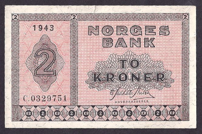 Hovedbilde 2 kr 1943 C Kv 01 (C.4358616)