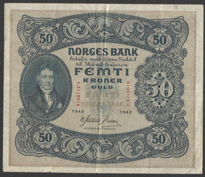Hovedbilde 50 kr 1942 C Kv 1 (C.5119015)