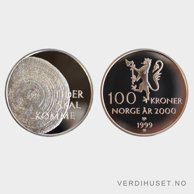 Hovedbilde 100 kr 1999 - Tusenårsmynten 