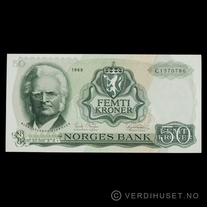Hovedbilde 50 Kr 1969 C Kv  0/01 (C.1570786)