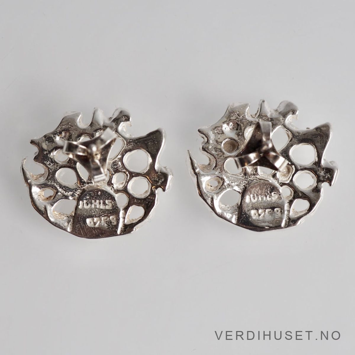 Ørepynt i sølv - Tundra nr. 557 - Juhls, Kautokeino