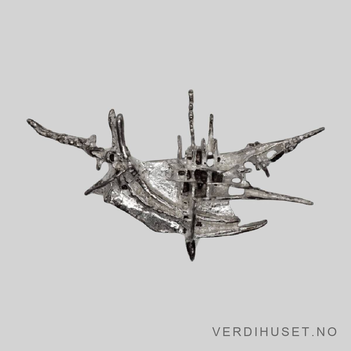 Brosje i sølv - Juhls, Kautokeino