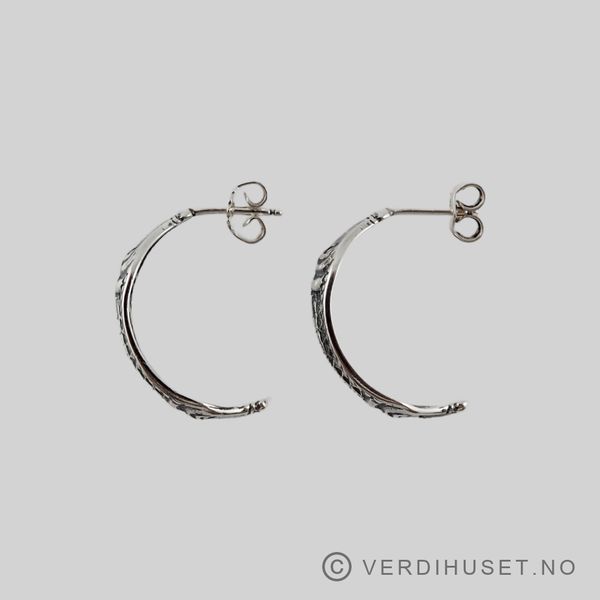 Hovedbilde Ørepynt i oksidert sølv - Snorre - Sigmund ...