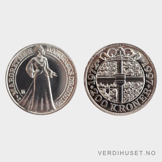 Hovedbilde 200 kr 1997 - 25 Års Regent jubileum