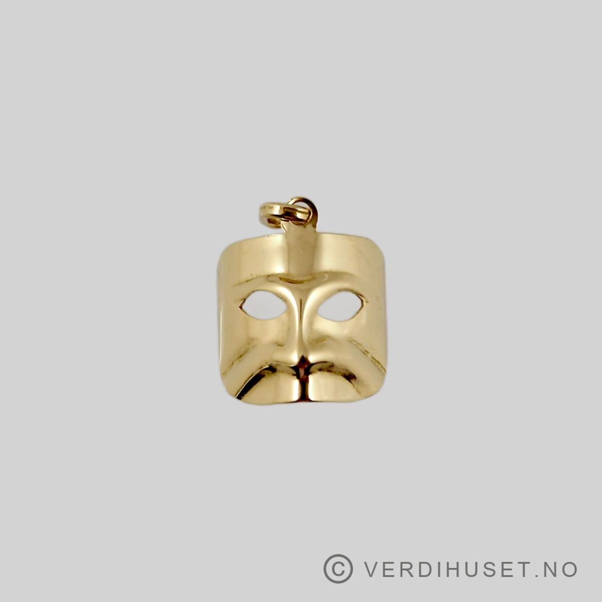 Charm i 18 K gull - Maske