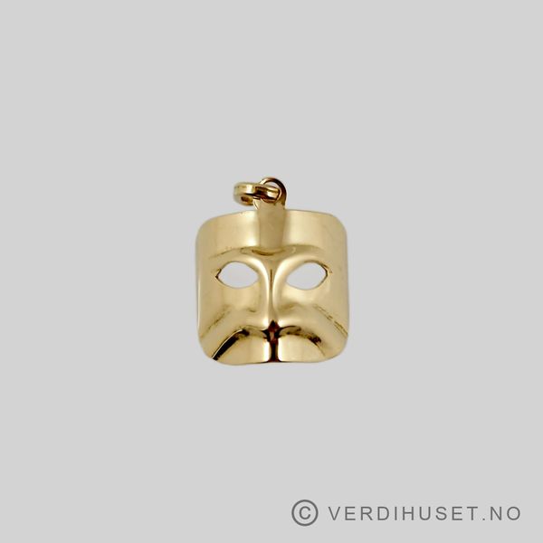 Hovedbilde Charm i 18 K gull - Maske