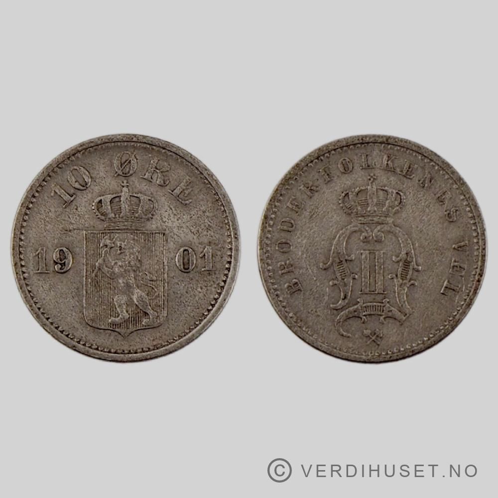 10 øre 1901 Kv 1