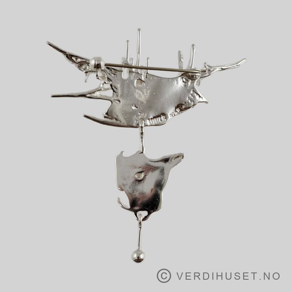 Hovedbilde Brosje i sølv - Tundra nr. 508 - Juhls, ...