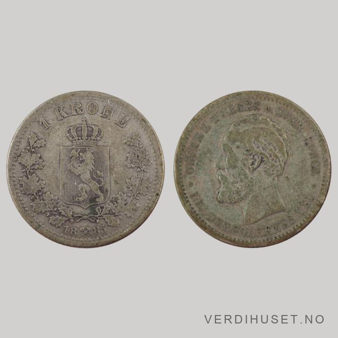 Hovedbilde 1 kr 1885 Kv g1