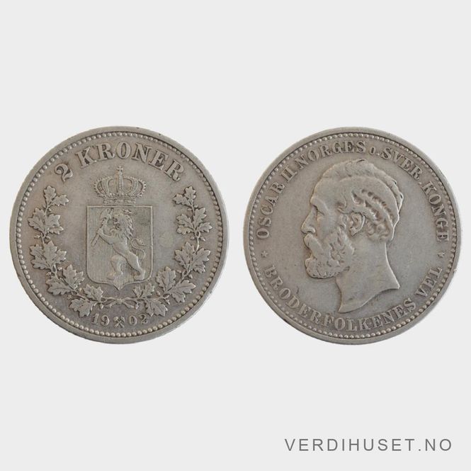 Hovedbilde 2 Kr 1902 Kv s1+