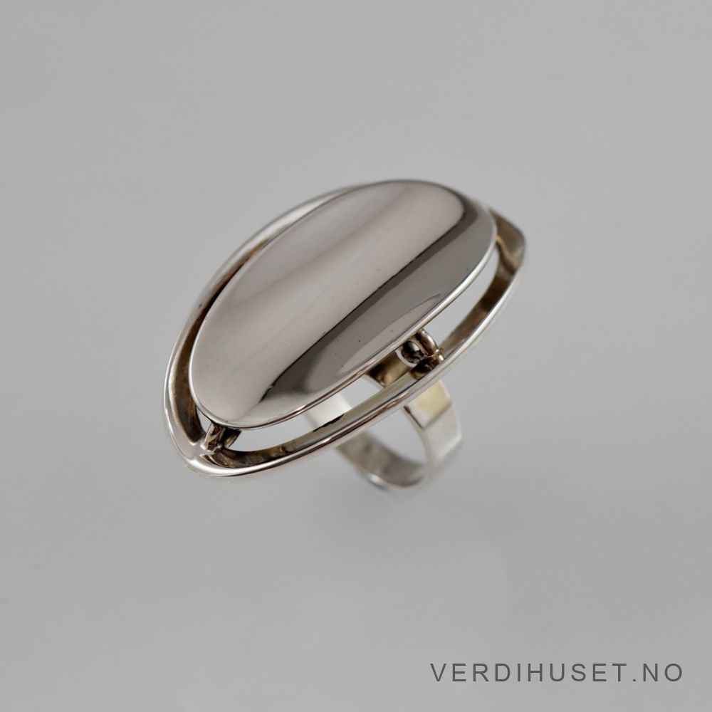 Ring i sølv - E. Granit & co