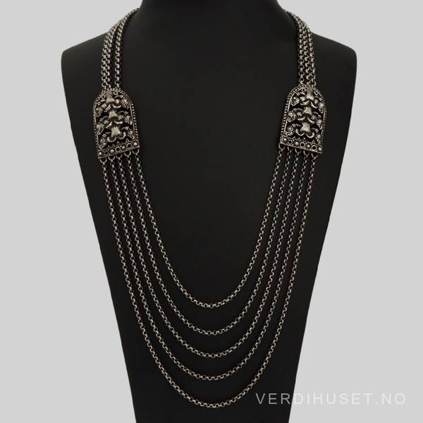 Hovedbilde Halssmykke i sølv - D-A