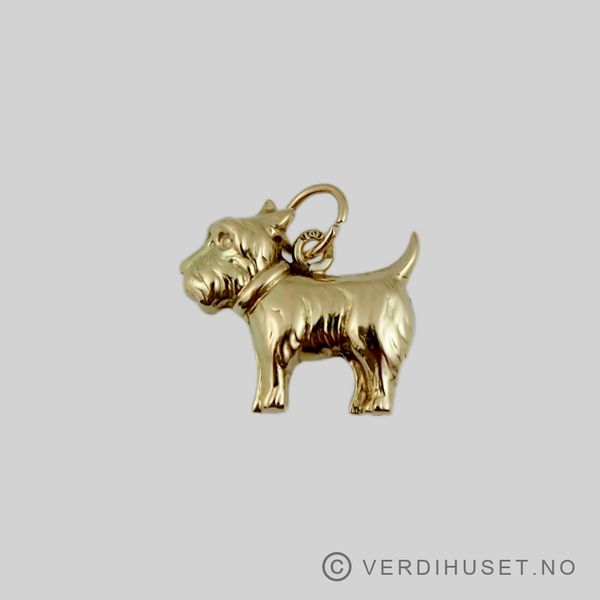 Hovedbilde Charm i 14 K gull - Hund