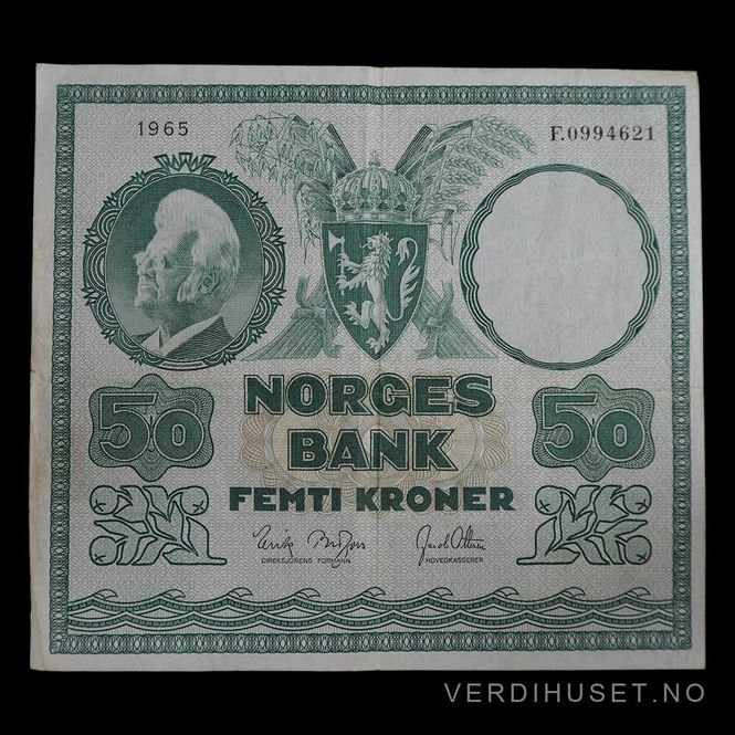 Hovedbilde 50 Kr 1965 F Kv 1 (F.0994621)