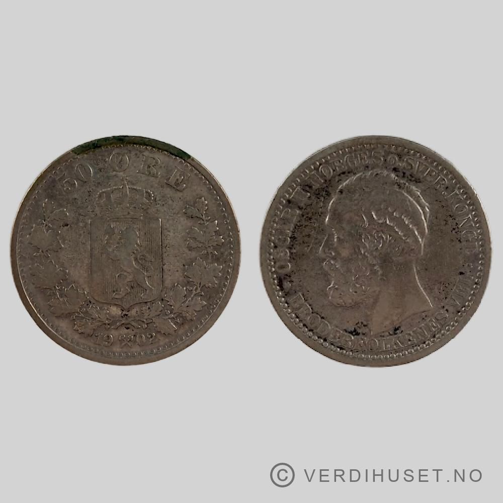 50 Øre 1902 Kv 1
