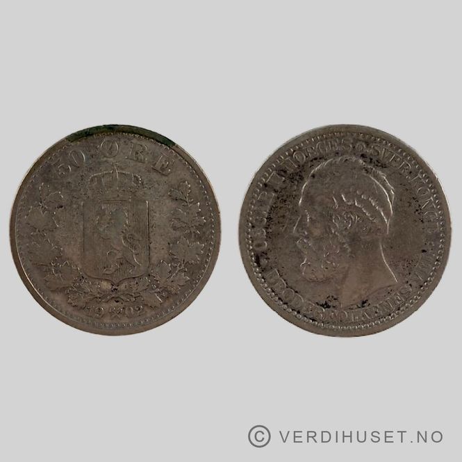 Hovedbilde 50 Øre 1902 Kv 1