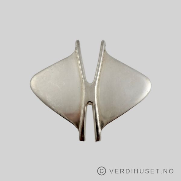 Hovedbilde Brosje/Sommerfugl i sølv - Erling Christoffersen