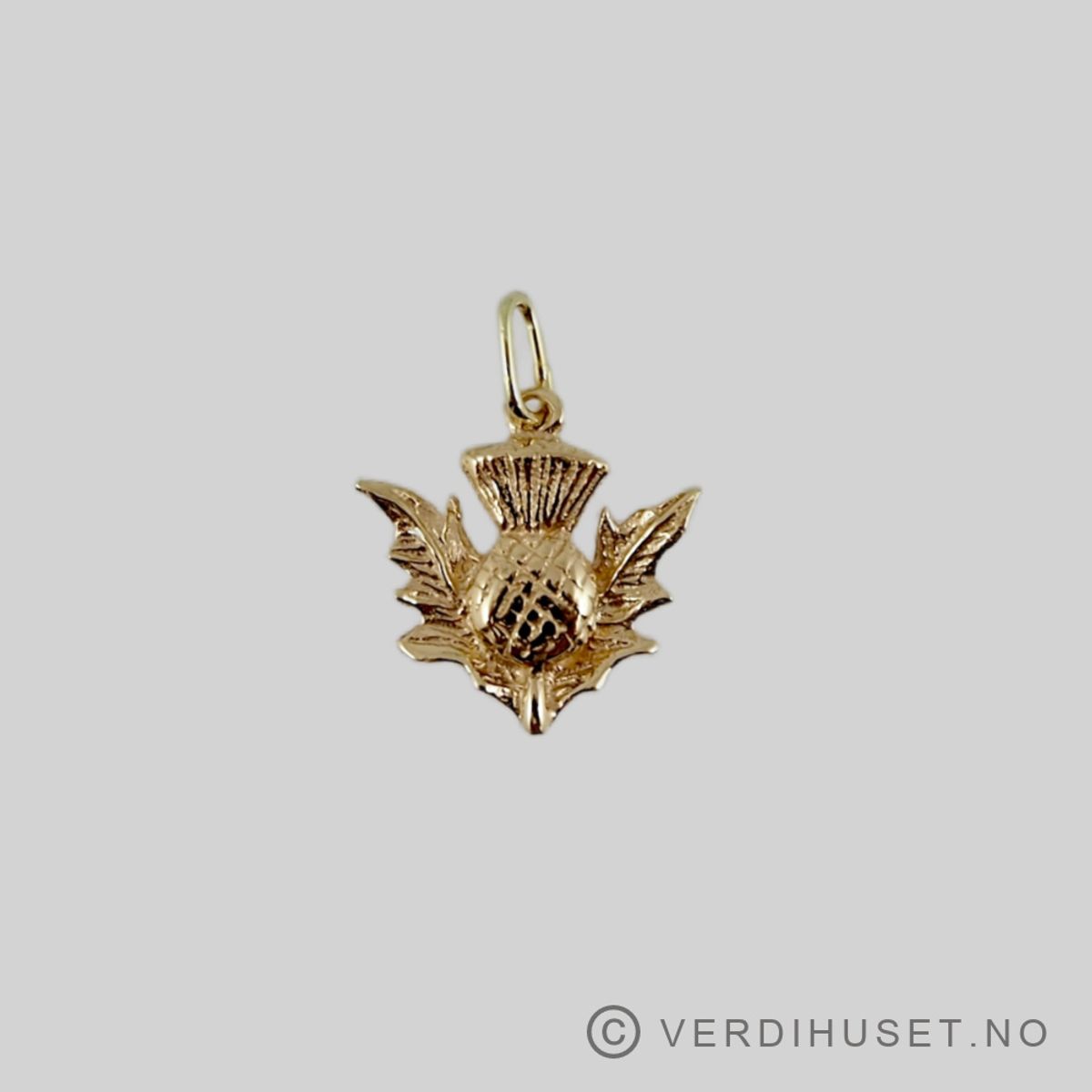 Charm i 9 K gull - Ananas