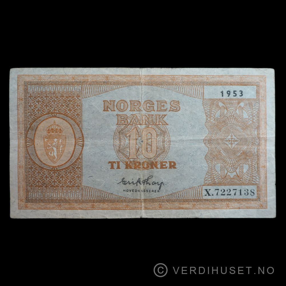 10 kr 1953 X Kv 1 (X.7227138)