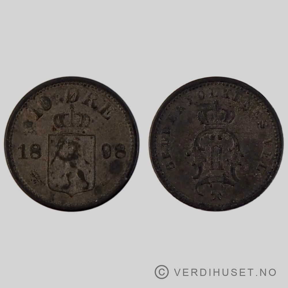 10 øre 1898 Kv g 1