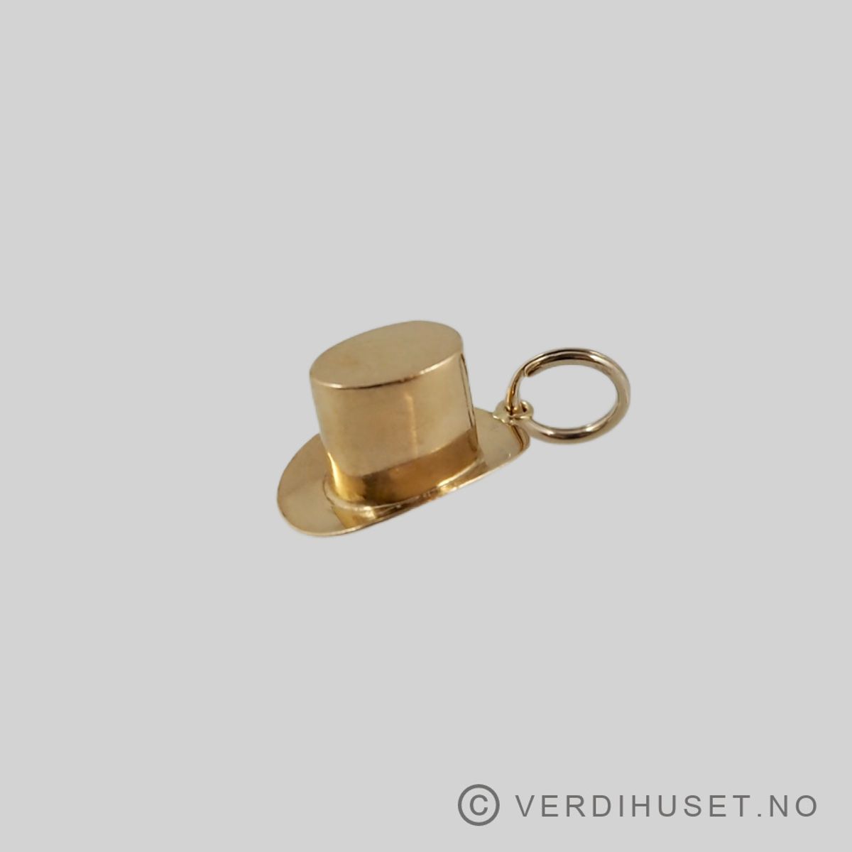 Charm i 18 K gull - Flosshatt