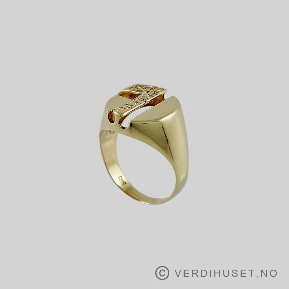 Ring i 14 K gull