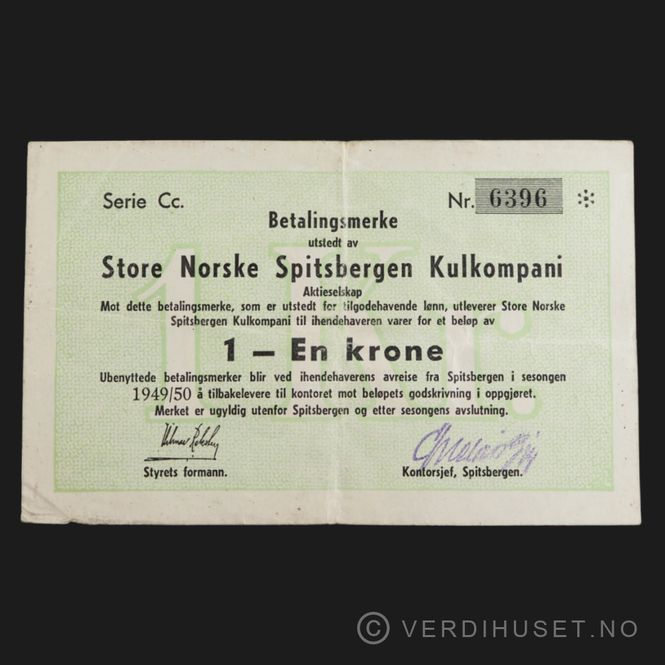 Hovedbilde 1 Kr 1949/50 Cc Kv 1 (R)