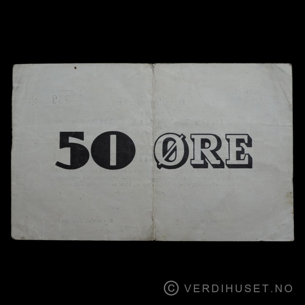 50 Øre 1961/62 serie L - RR (Kings Bay Kull Comp AS)