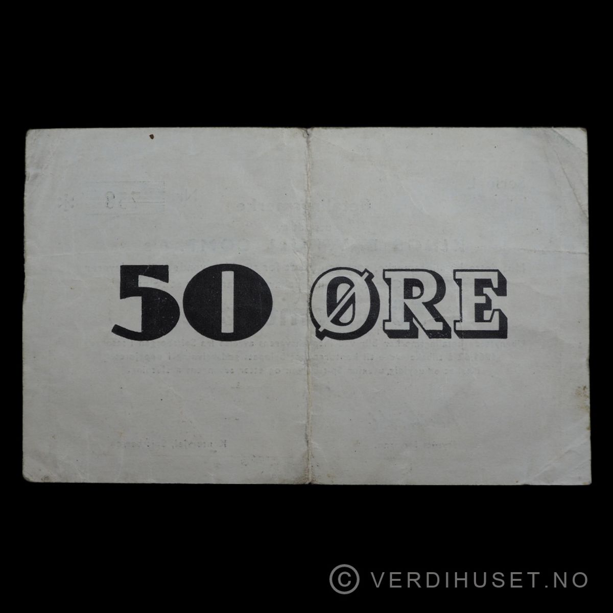 50 Øre 1961/62 serie L - RR (Kings Bay Kull Comp AS)