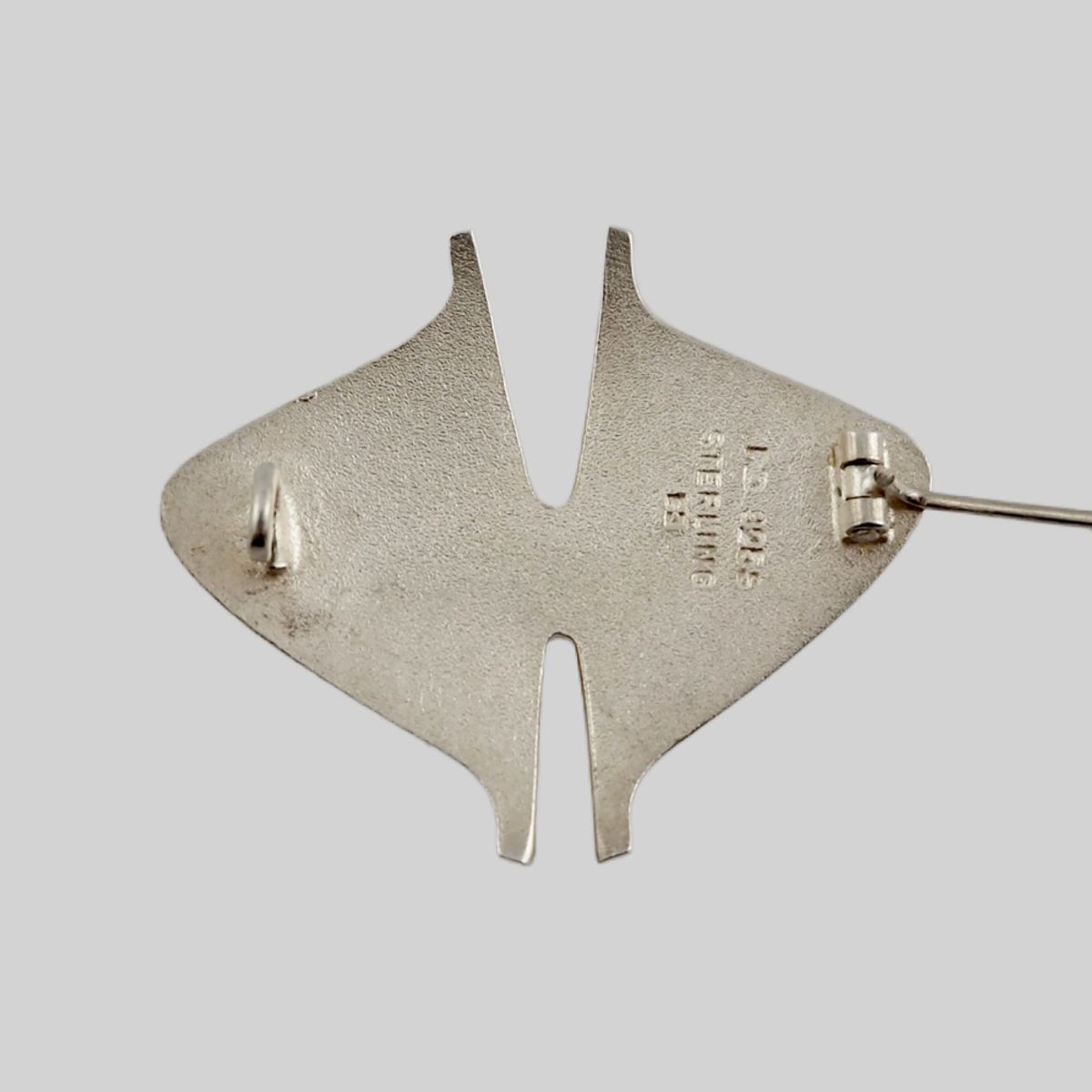 Brosje/Sommerfugl i sølv - Erling Christoffersen