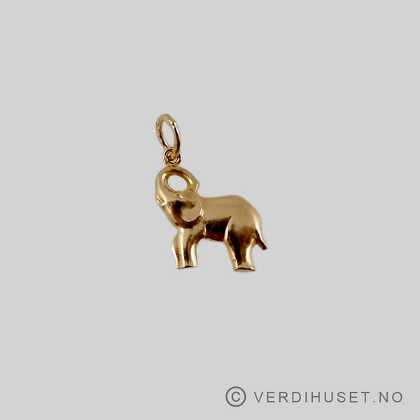 Hovedbilde Charm i 18 K gull - Elefant