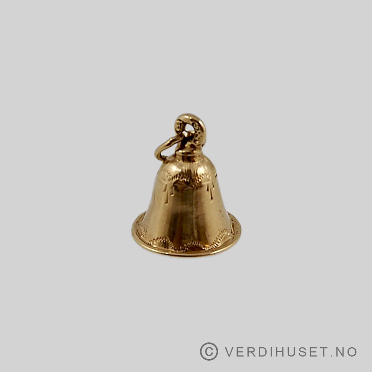 Charm i 14 K gull - Bjelle