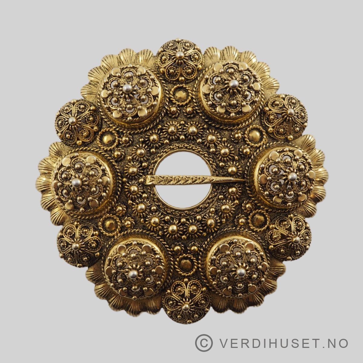 Bolesølje, forgylt sølv - Hasla