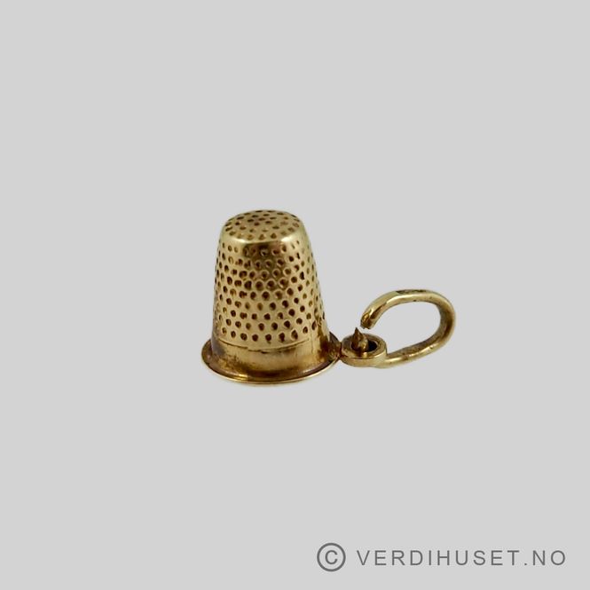 Hovedbilde Charm i 14 K gull - Fingerbøl