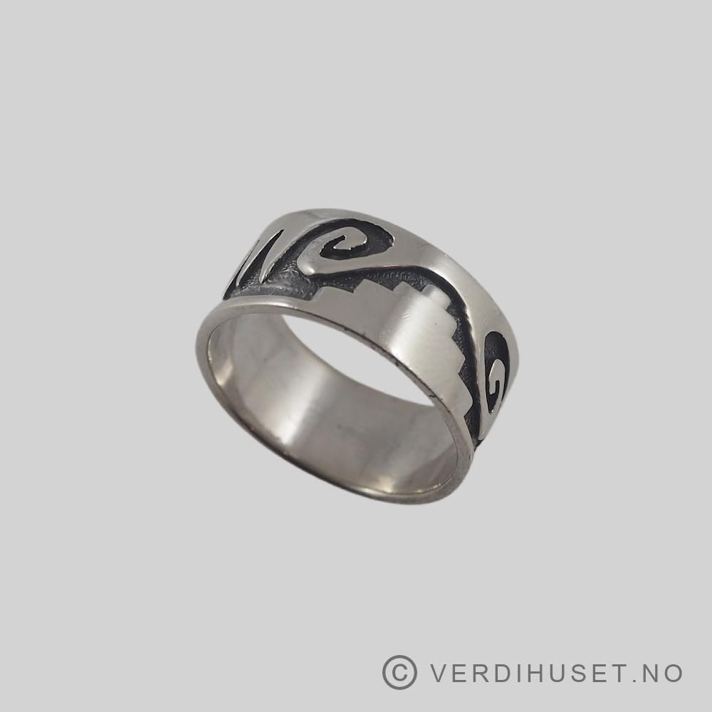 Herre-ring i sølv
