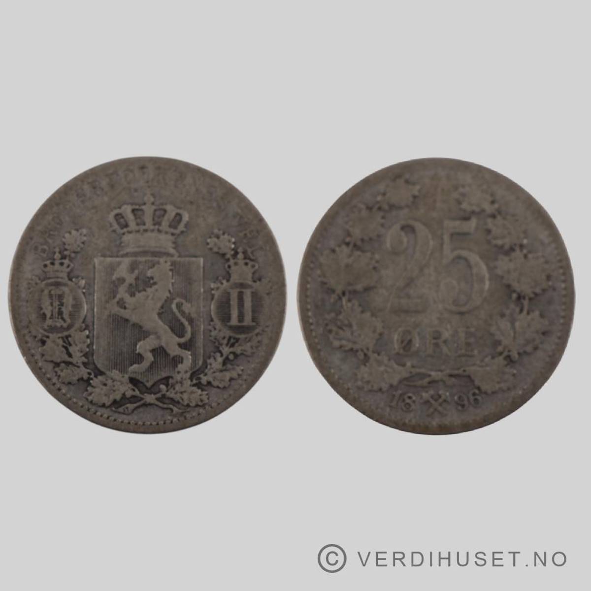 25 Øre 1896 Kv 1 -