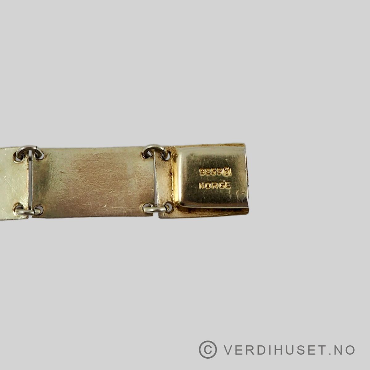 Armbånd i forgylt sølv med emalje - Bernard Meldahl